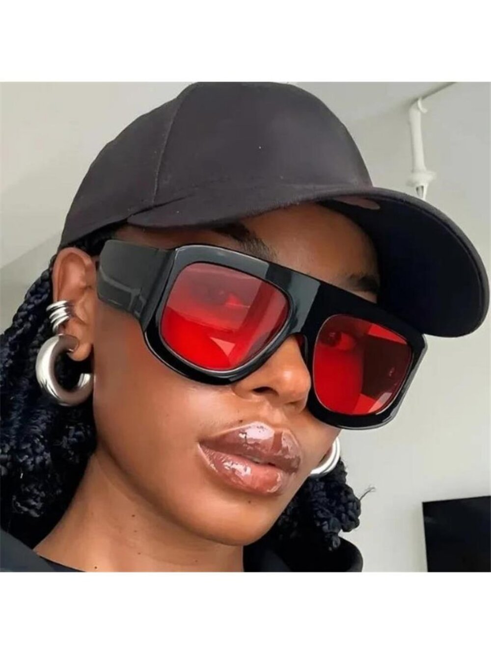 Retro Oversized Square Sunglasses
